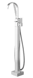 Змішувач для ванни підлоговий Kohlman Axis chrome QF1165N Хром