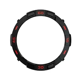 Безель Sikai для смартгодинника Xiaomi Watch S3 Black-red Sport - мініатюра 2