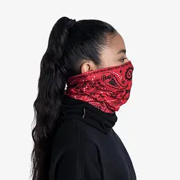 Шарф-труба Buff Polar, New Cashmir Red Чорний-Червоний - мініатюра 4