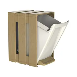 Контейнер для сміття Tina Bin, 19x23x30 h, 7л бежевий