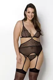 Корсет із пажами Passion Passion Amberly Corset, 4XL/5XL