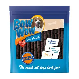 Ласощі для собак Bow wow м'ясні палички з яловичини 12 см, 420 г