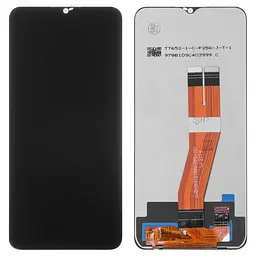 Дисплей Samsung A025F/DS Galaxy A02s, M025 Galaxy M02s, чорний, Best, без рамки, , з жовтим шлейфом, (160,5x72 mm)