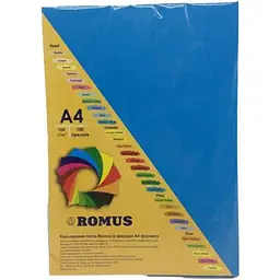 Папір Romus A4 160 г/м2 100sh Dark blue (R51437)