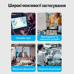 Зовнішня карта відеозахоплення Vention вхід HDMI вихід USB-C або USB-A до комп’ютера захоплення до 1080p 60 Гц вхідний сигнал до 4K 60 Гц для сигналу без захисту HDCP для запису та трансляцій сумісна з OBS Studio вбудований кабель 0,1 м сірий (ACWHA) - мініатюра 11