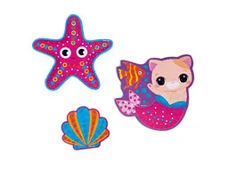 Набір для творчості VLADI TOYS зі м'якою мозаїкою та стразами "Історія русалоньки" VT4511-21 - мініатюра 5