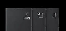 Чохол-книжка Smart LED Wallet View Cover EF-NG998PBEGRU для Samsung Galaxy S22 Ultra (6.8") Чорний - мініатюра 2