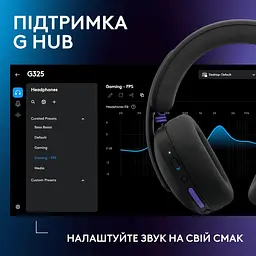 Ігрова гарнітура Logitech G325 Lightspeed Wireless Black (981-001524) - мініатюра 10