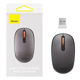 Комп'ютерний Мишка Baseus F01B Tri-Mode Wireless Mouse Frosted сірий B01055503833-00 - мініатюра 3
