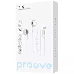 Навушники Proove дротові Echo Type-C конектор білі - мініатюра 2