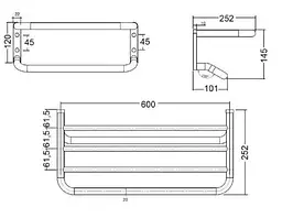 Полиця для душу Kludi A-XES 4898905 - мініатюра 2