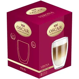 Склянка термостійка Oscar Verona, з подвійними стінками, 350 мл (OSR-0001/350) - мініатюра 3