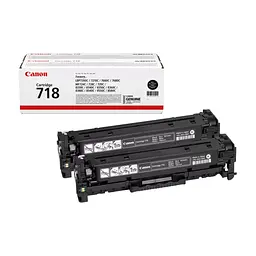 Картридж Canon 718 Black Double pack (2662B005)