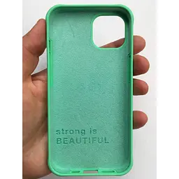 Оригінальний протиударний силіконовий чохол UAG DOT Silicone для iPhone 13 Spearmint (11317V317777) - мініатюра 3