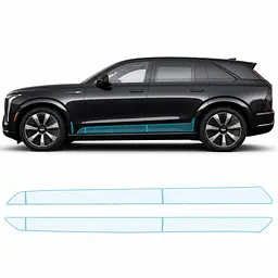 Антигравійна захисна бронеплівка за лекалами для Cadillac Escalade IQ EV 2024- нижня зона кузова пороги
