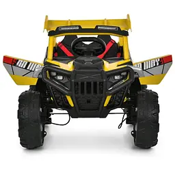 Дитячий електричний джип Bambi Racer 12V одномісний до 30 кг Жовтий (DE-169-E-940) - мініатюра 3