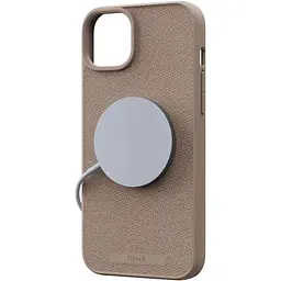 Чохол-накладка Njord Fabric MagSafe Case Pink Sand для iPhone 15 Plus (NA52FA12) - мініатюра 4