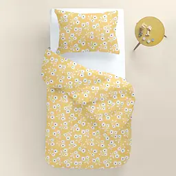 Дитяча постільна білизна Cosas SUNNY BLOSSOMS 110х140см (SunnyBlossoms_01White_140) - мініатюра 2