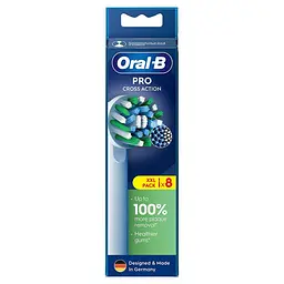 Насадка для зубної електрощітки Braun Oral B Cross Action EB50RX (8 шт.) - мініатюра 3