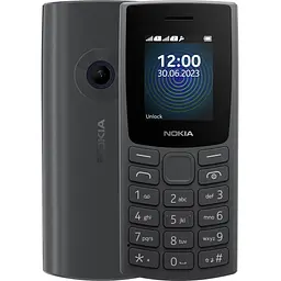 Мобільний телефон Nokia 110 DS 2023 Charcoal (1GF019FPA2C01)