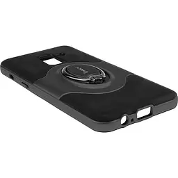 Чохол-накладка iPaky 360° Free Rotation Ring Holder case Samsung Galaxy A8 Plus A730F Black - мініатюра 2