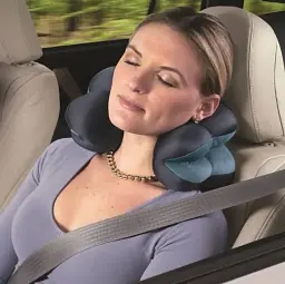Подушка-трансформер Supretto Total Pillow дорожня універсальна темно-синя (80910001) - мініатюра 3
