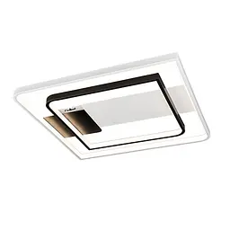 Люстра стельова LED Levistella 7871022, 64W, біло-чорна, з пультом, сучасний стиль для дому - мініатюра 4