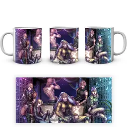 Кухоль GeekLand Неймовірні пригоди ДжоДжо JoJo's Bizarre Adventure Діо На дивані JJ 02.410 330 мл білий - мініатюра 3