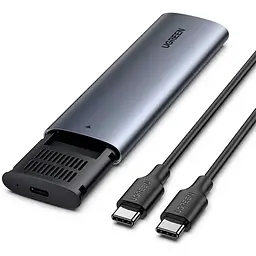 Зовнішня кишеня для ССД накопичувачів Ugreen CM400 PCIe NVMe M.2 SSD to USB 3.1 (10902) - мініатюра 3