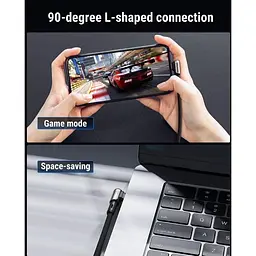 Кабель Voltme Powerlink Stark Usb-A To Usb-C Чорний: 2 М: 60 Вт - мініатюра 3