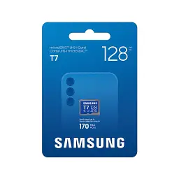 Карта пам'яті Samsung 128GB microSDXC class 10 UHS-I U3 V30 A2 T7 (MB-MB128T/WW) - мініатюра 4
