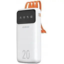 Батарея універсальна Dudao K6Pro+ 20000mAh 10W with USB-C/Lightning/MicroUSB/USB-A cables (6977196682409)