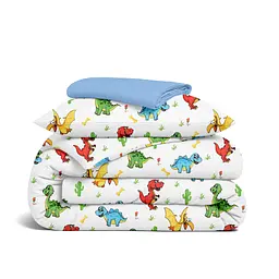 Дитяча постільна білизна фланель в ліжечко COLORFUL DINO CS1 COSAS (2200000003454)