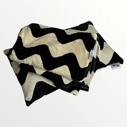 Плед Ecotton For Pets 110х120 дорожній для тварин Zig-Zag чорно-білий (25044) - мініатюра 3