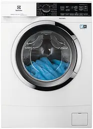 Пральна машина Electrolux фронтальна, 7кг, 1200, A+++, 48см, дисплей, інвертор, білий (EW6SM227CU)
