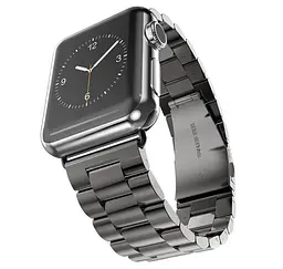 Металевий ремінець Primo Steel годинника Apple Watch 42 мм, 44 мм, 45 мм Black - мініатюра 3