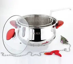 Каструля – фритюрниця O.M.S. Collection 4007-24 см 6,4 л Red