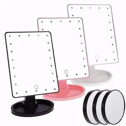 Біле Дзеркало з LED-підсвічуванням для макіяжу Magic MakeUp Mirror - мініатюра 3