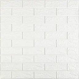 Панель стінова Sticker Wall 3D 700х770х2мм Білий SW-00001914