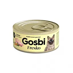 Вологий корм Gosbi Senior Meat Feast 70г для стерилізованих кішок у віці