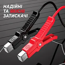 Тестер автомобільних акумуляторів Foxsur FBT-300 цифровий аналізатор батарей 12V/24V, 3-200Ah Red (19444) - мініатюра 9