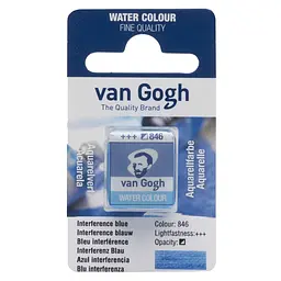Фарба акварельна Van Gogh (846) Інтерферентний синій кювета Royal Talens