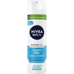 Гель для гоління NIVEA MEN Охолодження для чутливої шкіри 200 мл (88542)