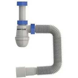 Сифон MIXXUS для умивальника без випуску 32*40/50 SU-04-A 1 1/4"x32