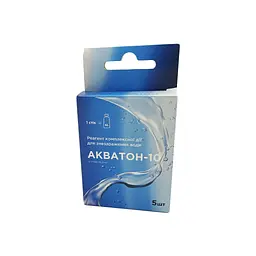 Засіб для знезараження води Poputchik "Акватон-10" 5 шт Box (52-037-IS)