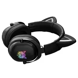 Дротова ігрова гарнітура Onikuma Gaming CAT with LED K9, USB, 3.5mm, 2.2m, black - мініатюра 6