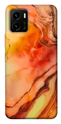 Чохол Demsky Червоний корал мармур для Vivo Y15s
