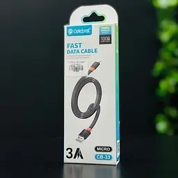 Кабель USB- Lightning CB 33 CELEBRAT / Кабель плоский USB-Lightning - мініатюра 4