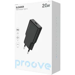Зарядний пристрій Proove Slender 20W (Type-C) black (WCSS20010001) - мініатюра 4