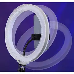 Кільцева LED лампа DK 3D-26 RGB 26см [158377] - мініатюра 7